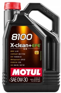 MOTUL 8100 X-CLEAN+ EFE 0W30 - 5L