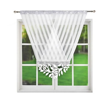 ШТОРА, АЖУРНОЕ ПАНО С ЦИРКОНИЯМИ, ГОТОВАЯ ВУАЛЬНАЯ ШТОРА