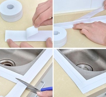 УПЛОТНИТЕЛЬНАЯ ЛЕНТА ДЛЯ ВАННЫ ДУШЕВОГО ПОДДОНА УМЫВАЛЬНИКА