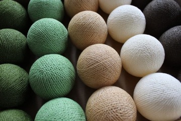 Zestaw lampek Cotton Balls Bloom Spring 20 kul