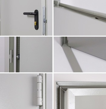 ПОЖАРНАЯ ЗАЩИТА Двери 120 см, EI30, EI60 Одностворчатые, огнестойкие, серые