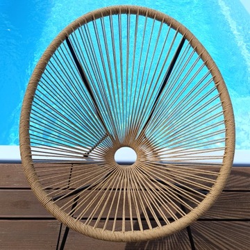 АКАПУЛЬКО ПРЕМИУМ НАТУРАЛЬНЫЙ САДОВЫЙ СТУЛ ДЛЯ САДА БАЛКОН ТЕРРАСА XXL