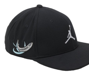 NIKE PRO JORDAN CZAPKA Z DASZKIEM SNAPBACK SNAP DUŻE LOGO JUMPMAN S/M