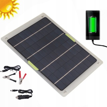 СОЛНЕЧНАЯ ФОТОЭЛЕКТРИЧЕСКАЯ ПАНЕЛЬ ПОЛИ 10W12V АККУМУЛЯТОР