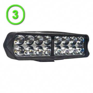 Reflektor LED Motocyklowy 8/12/16 Wodoodporny Zewnętrzny