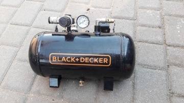 Zbiornik do kompresora Bezolejowego BLACK DECKER 6L 8Bar KOMPLETNY