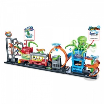 Набор Mattel Hot Wheels Mega Car Wash Octopus Attack