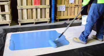 Смоляная краска ГАРАЖ бетон МАСТЕРСКАЯ 1кг RAL 7040