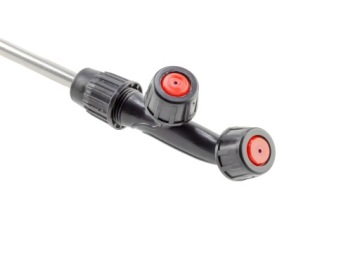 ТЕЛЕСКОПИЧЕСКОЕ РАСПЫЛИТЕЛЬНОЕ КОПЬЕ В КОМПЛЕКТЕ, МЕТАЛЛИЧЕСКАЯ ДВОЙНАЯ НАСАДКА И РУЧКА