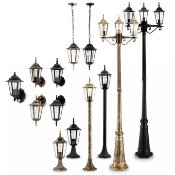 Садовый подвесной потолочный светильник НАРУЖНЫЙ ФОНАРЬ Classic E27 Overhang