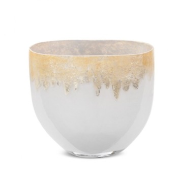 ДЕКОРАТИВНАЯ СТЕКЛЯННАЯ ВАЗА ИРИС (01) 21X11X19 СМ SR