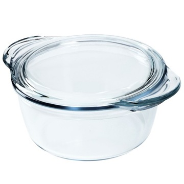 ПРОЧНАЯ ФОРМА С КРЫШКОЙ, 2,15 Л, МАЛЕНЬКАЯ, КРУГЛАЯ ДЛЯ ВЫПЕЧКИ