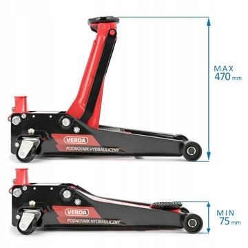 НИЗКОПРОФИЛЬНЫЙ АВТОМОБИЛЬНЫЙ ДОМКРАТ 3,5 ТОННЫ 2-ПОРШНЕВОЕ КАЧЕСТВО