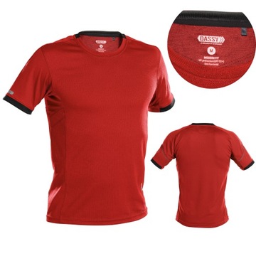 Koszulka Dassy Nexus Czerwony XS