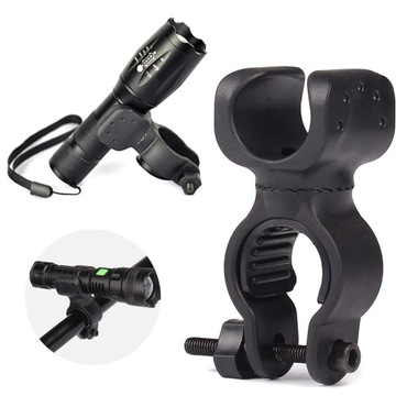 UNIWERSALNY SOLIDNY UCHWYT ROWEROWY DO LATARKI