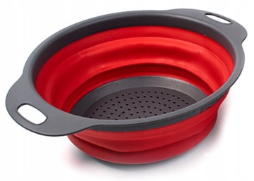 ДУРШЛАДЕР ГИБКИЙ СКЛАДНОЙ СИЛИКОНОВЫЙ КУХОННЫЙ ДРУГЛАС 24 см