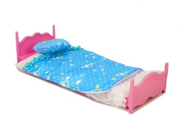 Набор мебели для куклы, кровать, шкаф, туалетный столик