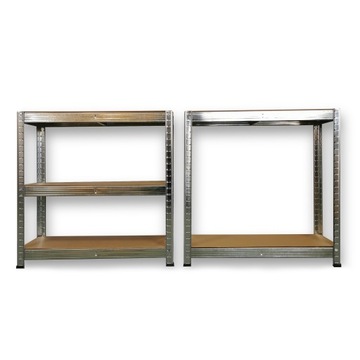 2x REGAŁ MAGAZYNOWY WARSZTATOWY METALOWY 150x75x30 CM SZAFA 5x PÓŁKA PÓŁEK