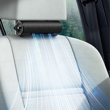 WENTYLATOR SAMOCHODOWY NA ZAGŁÓWEK AUTA USB