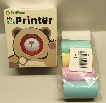 Термопринтер PeriPage Mini Bluetooth RED