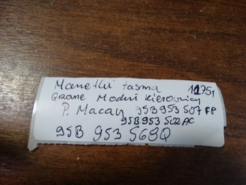 MINCE PÁSEK OHŘÍVAČ ŘÍDÍCÍ PORSCHE MACAN 1