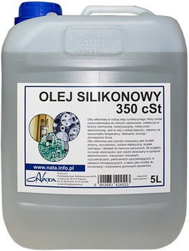 Olej silikonowy 350 cSt 5L smar uszczelniacz wiele zastosowań