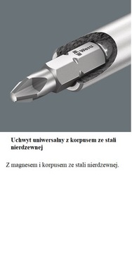 KRAFTFORM KOMPAKT 27 НАБОР, НАБОР 2, 7 ПРЕДМЕТОВ WERA