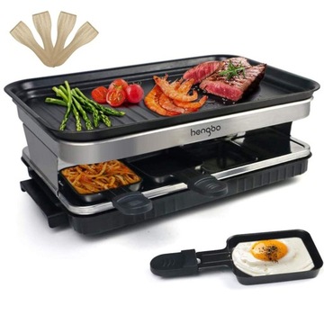 Grill raclette nieprzywierająca powłoka termiczna