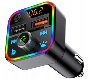 FM-ПЕРЕДАТЧИК BLUETOOTH ЗАРЯДНОЕ УСТРОЙСТВО MP3 SD 2xUSB