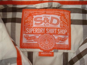 SUPERDRY Koszula Męska w Kratkę JAPAN STYLE r M/L