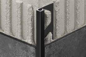 SCHLUTER PROFIL DO GLAZURY ALUMINIUM CZARNY MAT
