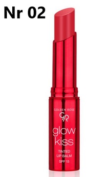 Golden Rose Tint Glow Kiss pomadka 02
