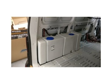 Бак для чистой и грязной воды 65л и 28л для колесной арки VW T6 T5