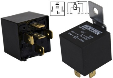 RELÉ 12V 30/40A VOZIDLOVÝ NC/NO LPX427