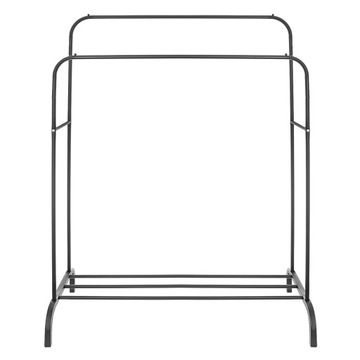 ДВОЙНАЯ НАПОЛЬНАЯ ВЕШАЛКА С ПОЛКОЙ ДЛЯ ОБУВИ