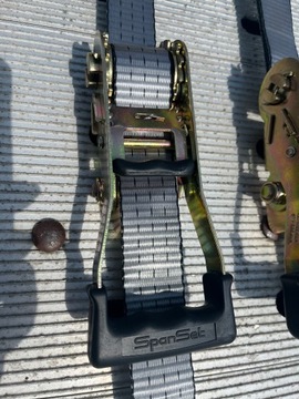 Транспортировочные ремни 3Т/2,8М/35мм с травой 80см Резина