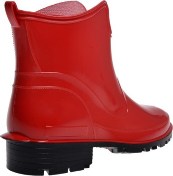 БОТИНКИ ЖЕНСКИЕ РЕЗИНОВЫЕ ПОЛЬСКИЕ красные 38