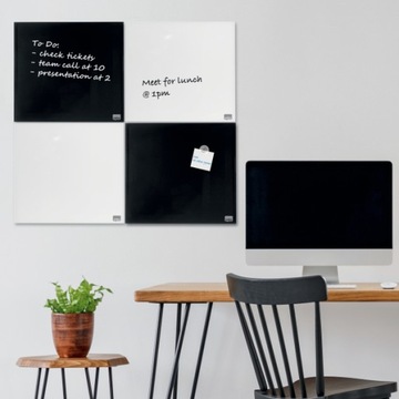 Доска магнитная стеклянная сухостираемая 30х30.