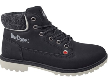 LEE COOPER OUTDOOR KOZAKI TRAPERY NA ZAMEK CZARNE