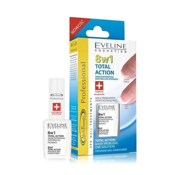 Eveline 8w1 Total Action 12 ml odżywka do paznokci