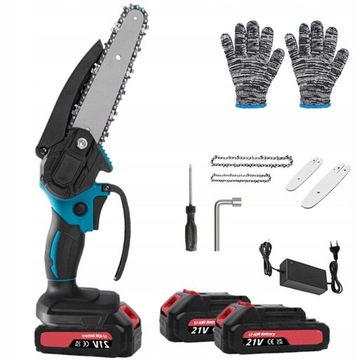 АККУМУЛЯТОРНАЯ ЦЕПНАЯ ПИЛА 4/6 ДЮЙМОВ, 21 В