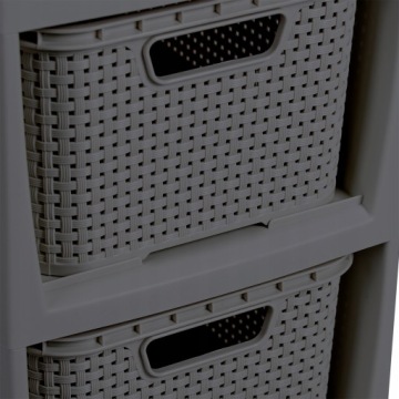 КНИЖНЫЙ ШКАФ ПОЛКА С 5 КОРЗИНАМИ ЯЩИКИ ДЛЯ ВАННОЙ КОМНАТЫ