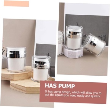 6 шт., баночка для крема для макияжа, флакон для макияжа с насосом для