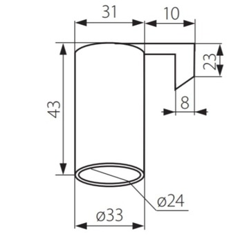 HLDR - КЕРАМИЧЕСКАЯ ЛАМПА E27 С МОНТАЖНОЙ ПЛАСТИНОЙ