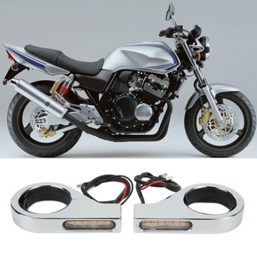 12В мотоциклетный светодиодный указатель поворота водонепроницаемый яркий универсальный поворотник для