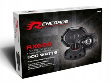 Динамики Renegade RX693 6x9 дюймов, среднеквадратическая мощность 150 Вт