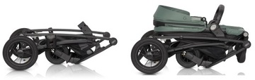 WÓZEK SPACEROWY OPTIMO AIR EASY GO TYŁ PRZÓD ROSE