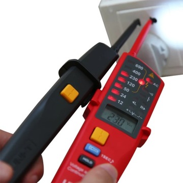 УНИВЕРСАЛЬНЫЙ ТЕСТЕР НАПРЯЖЕНИЯ И ФАЗ UNI-T UT18C