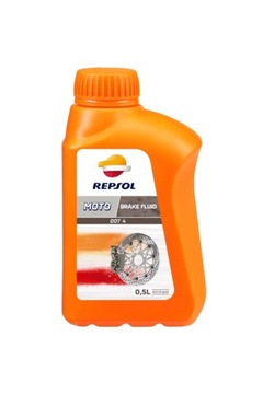 REPSOL PŁYN HAMULCOWY DOT 4 DO MOTOCYKLI, SYNTETYK