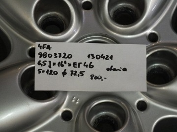 4FA RÁFKY 16 MINI 5X120 ET46 6,5J 72,5 9803720
